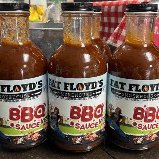 FAT FLOYDS SIGNATURE BARBECUE SAUCE.